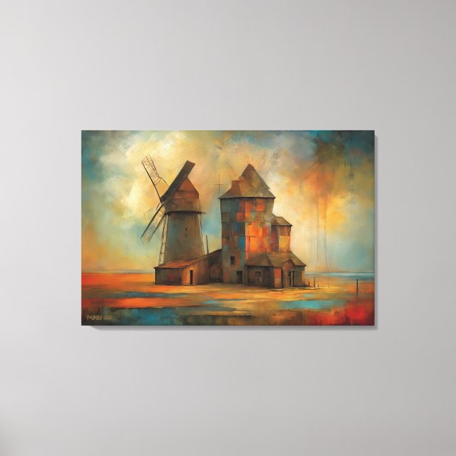 Toile ABSTR_24-097, Galerie Abstraite Art (Recto)
