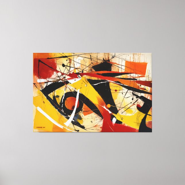Toile ABSTR_25-078 Tableaux d'art Abstraits Imprimer (Recto)