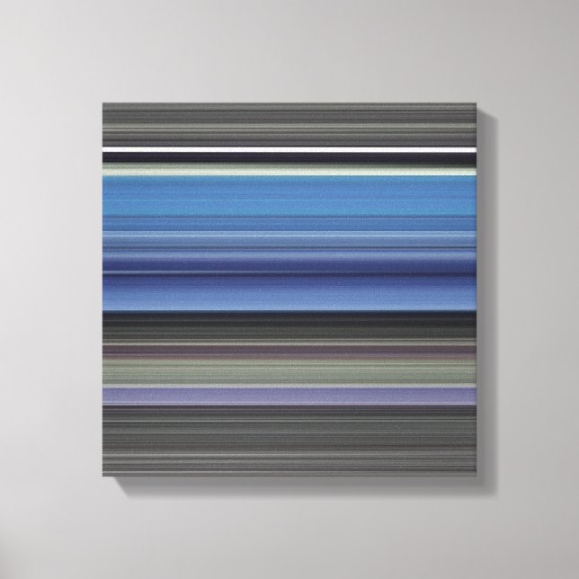 Toile Abstract #1: Blue and grey (Recto)