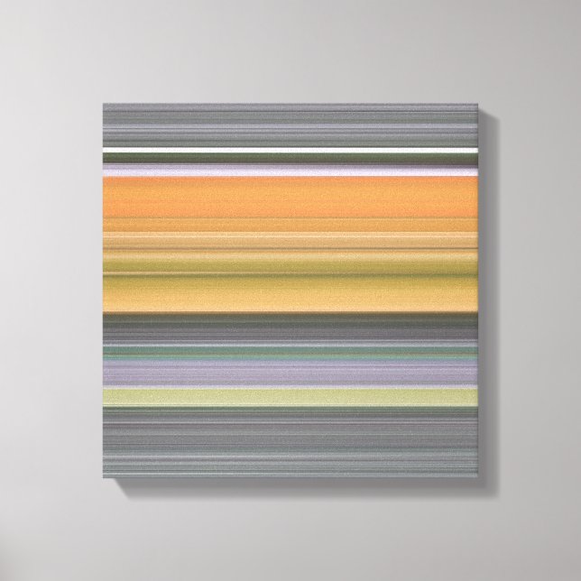 Toile Abstract #1: Yellow and grey (Recto)