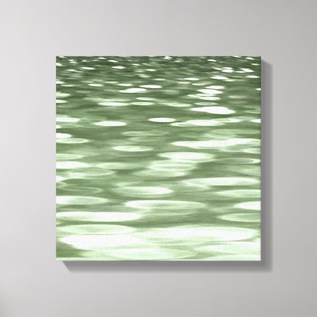 Toile Abstract #3: Olive green blur (Recto)