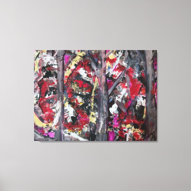 Toile Abstract Art Canvas Print (Recto)