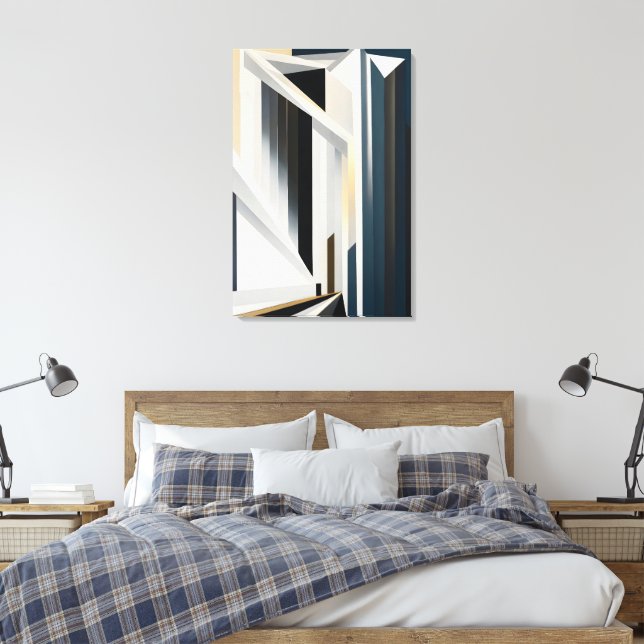 Toile Abstract Building (Insitu(Chambre))