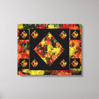 Toile Abstract Carnation Canvas Print (20 X 16)