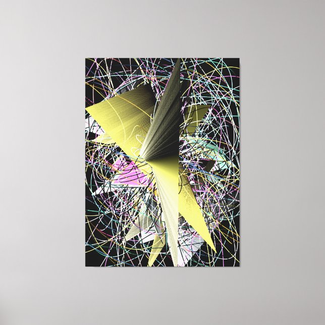 Toile Abstract Contemporary Painting  (Recto)