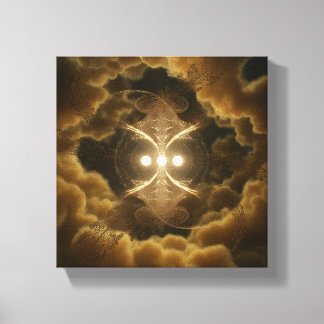 Toile Abstract Golden Energy Canvas Art