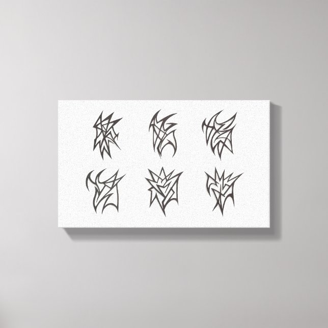 Toile Abstract Soft Echoes (Recto)