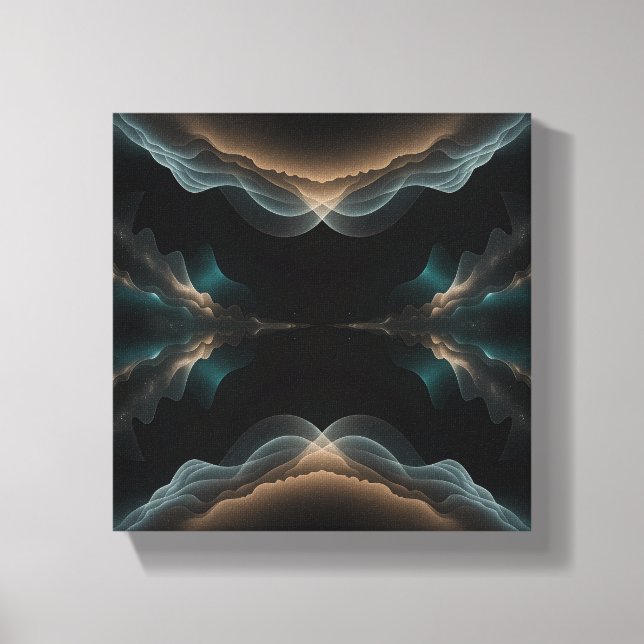 Toile Abstract Wave Energy Canvas Art (Recto)