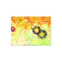 Abstraction de chardon néon