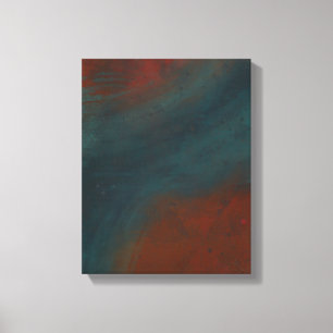 Toile Abstrait 1 : rouges et bleus