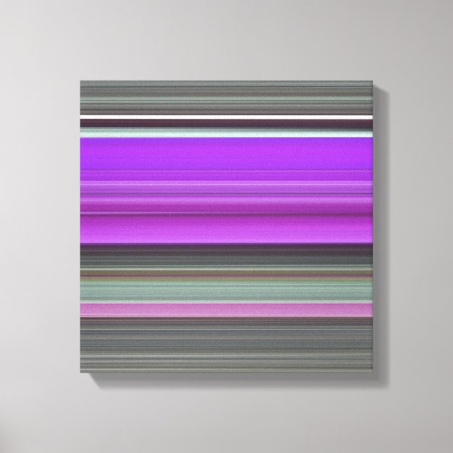 Toile Abstrait #1 : Violet et gris (Recto)