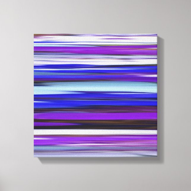 Toile Abstrait #2 : Flou ultraviolet (Recto)