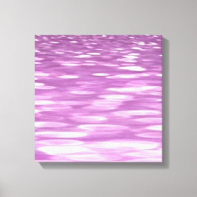 Toile Abstrait #3 : Lilac Shimmer (Recto)