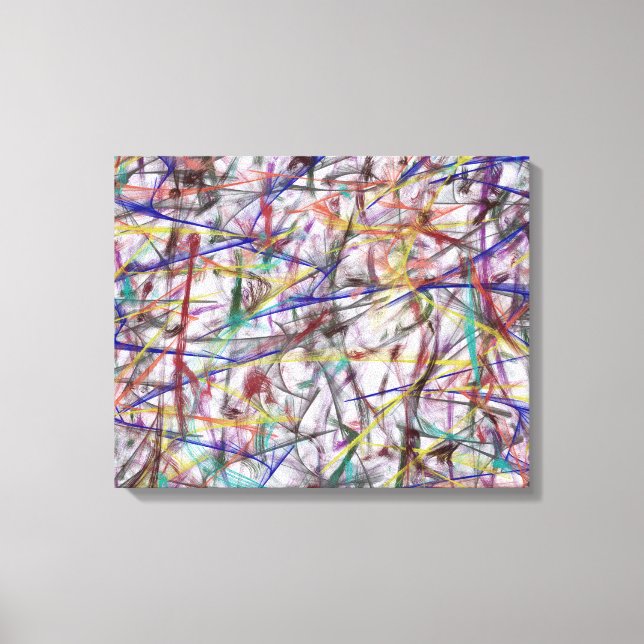 Toile Abstrait 432 par Kristalin Davis (Recto)