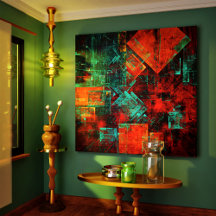 Abstrait Cool coloré moderne Motif artistique