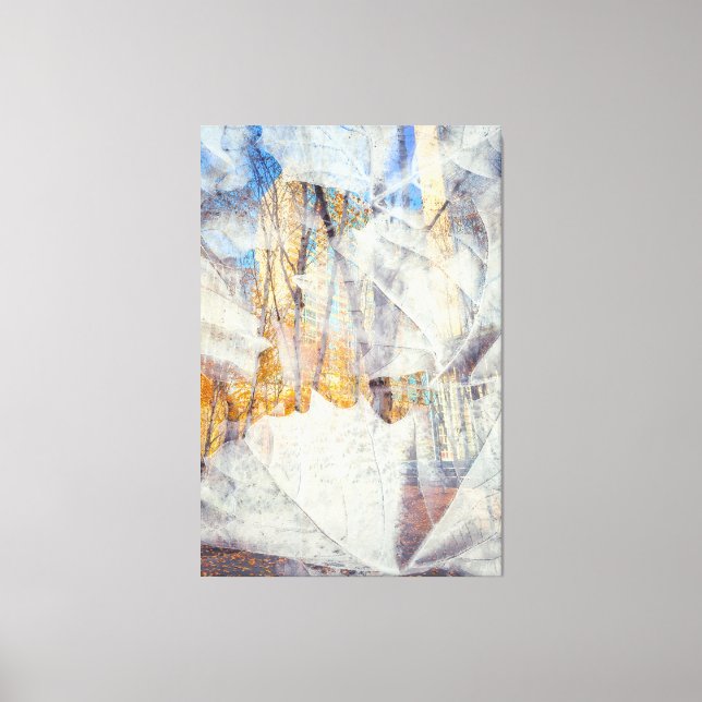 Toile Abstrait d'automne urbain (Recto)