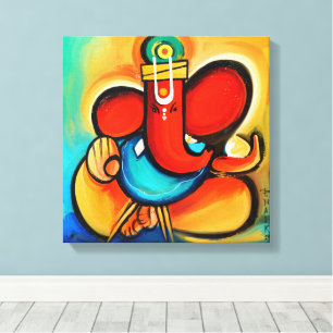 Toile Abstrait de Ganesha