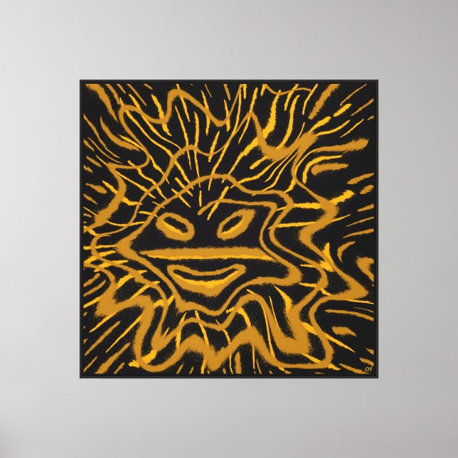 Toile Abstrait El Sol de Jayuya (Recto)