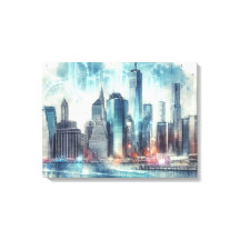 Abstrait Futuriste de New York City 