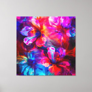 Toile Abstrait Garden Bloom