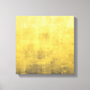 Toile Abstrait gris jaune simple