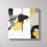 Toile Abstrait moderne<br><div class="desc">© Mike Schick / Wild Apple. Image abstraite aux couleurs gris,  noir,  blanc et or.</div>