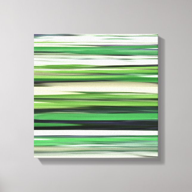 Toile Abstrait n° 2 : Flou vert (Recto)