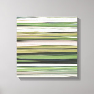 Toile Abstrait n° 2 : Flou vert olive