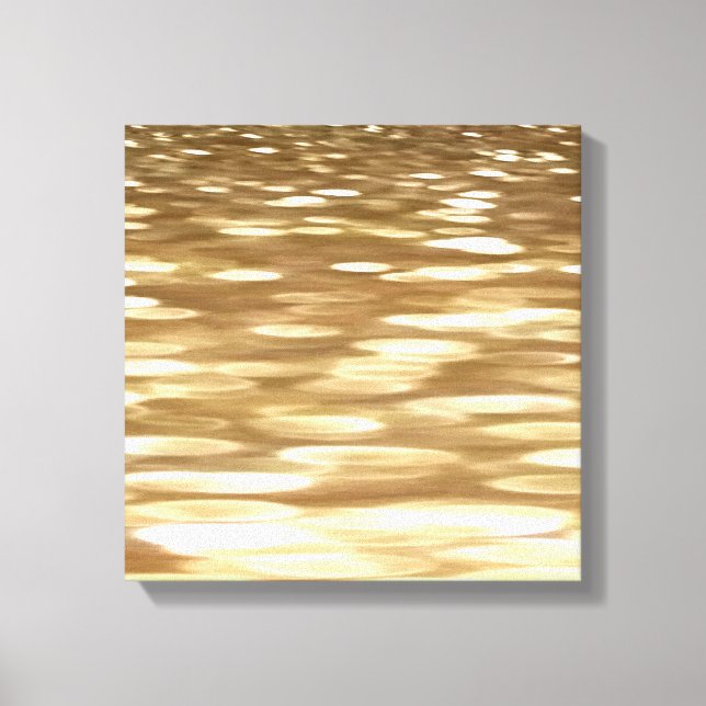 Toile Abstrait n° 3 : Mélangeur d'or (Recto)