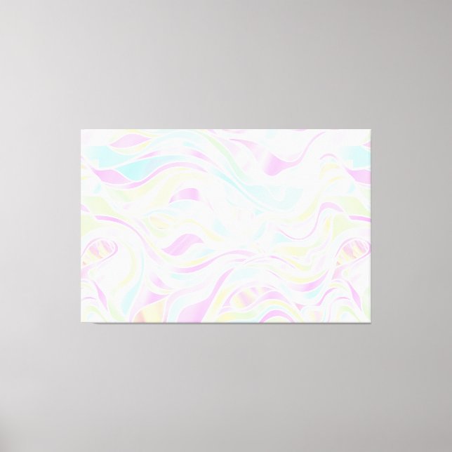 Toile Abstrait Pastel en verre de teint bio (Recto)