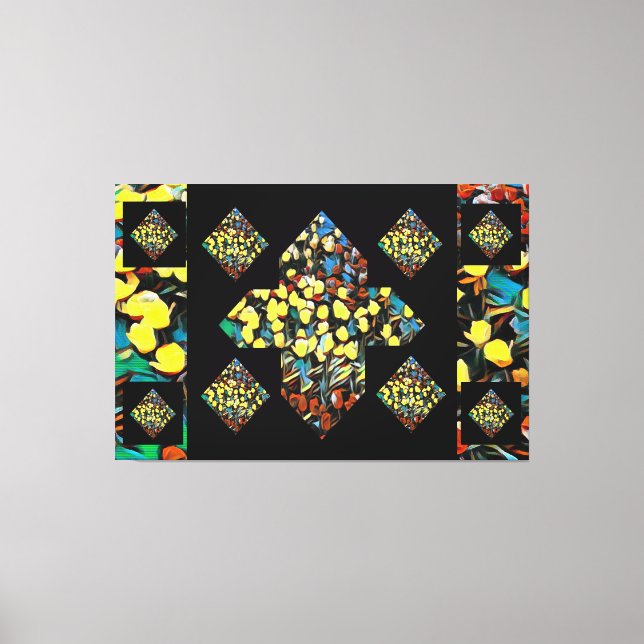 Toile Abstrait Plus Signer Tulip Canvas Art (Dreaming) (Recto)