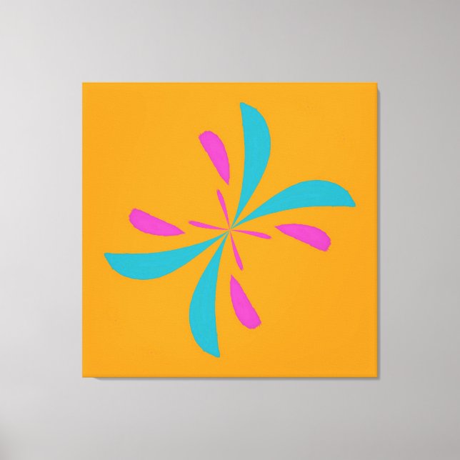 Toile Abstrait simple Motif de vol papillon (Recto)