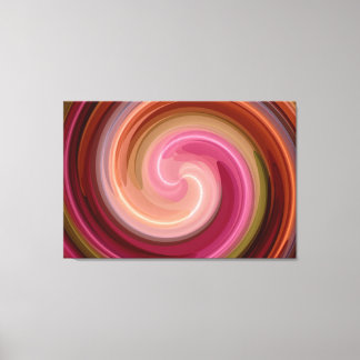 Toile Abstrait spirale colorée Art 2
