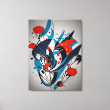 Toile abstraite