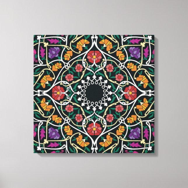 Toile Abstraite Enveloppée Personnalisée (Recto)