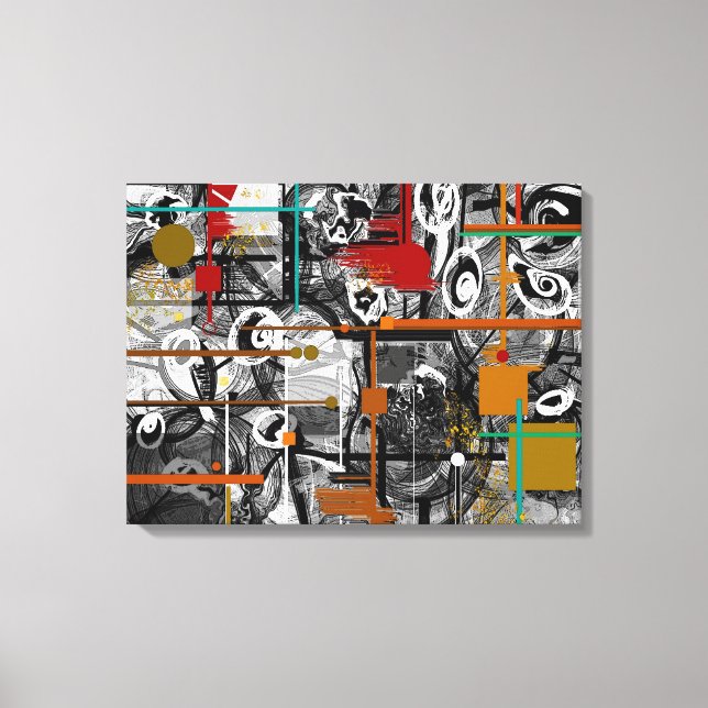 Toile Abstraite merdique (Recto)