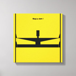 Toile Accrochez-vous là ! par Michele Moses