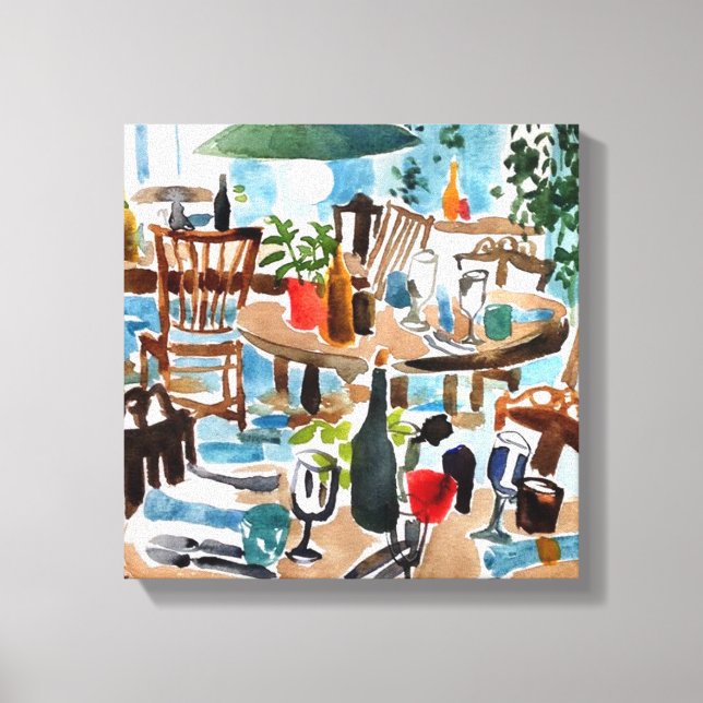 Toile Accueil aquarelle (Recto)