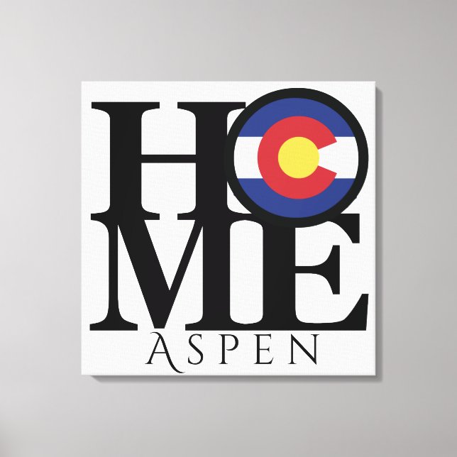 Toile ACCUEIL Aspen Colorado Canvas Art (Recto)