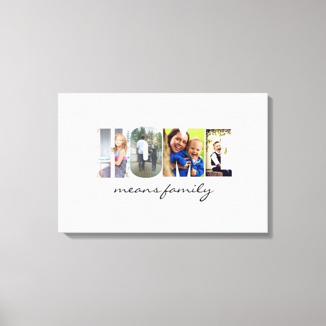 Toile ACCUEIL dans vos photos (Recto)