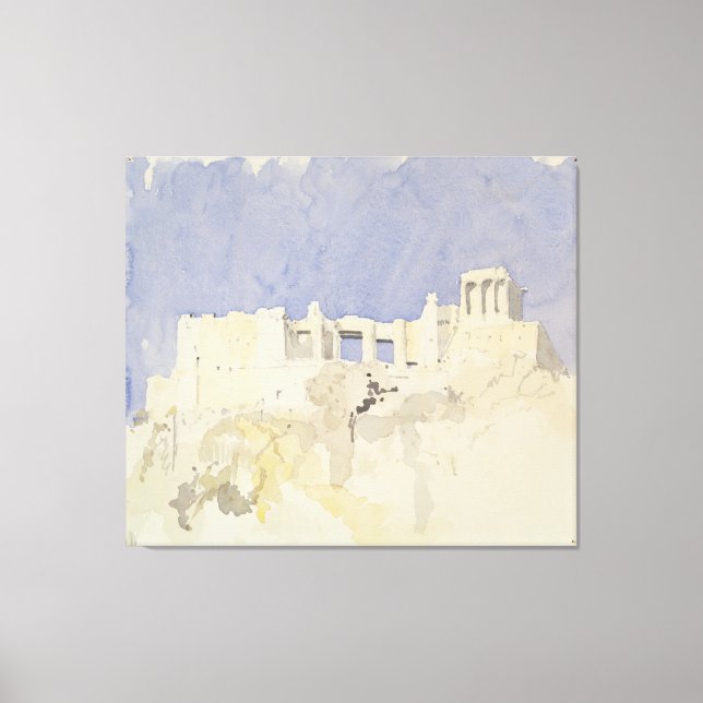 Toile Acropole Athènes 1994 (Recto)