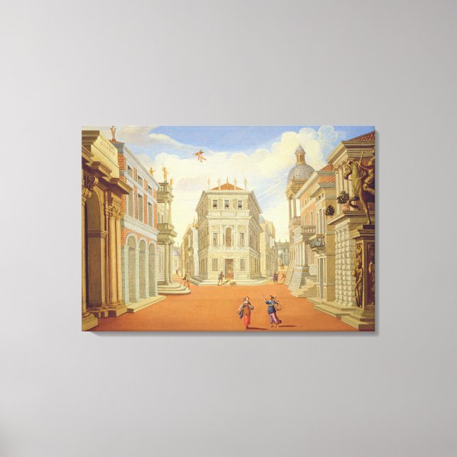 Toile Acte II, scènes I et VIII (Recto)