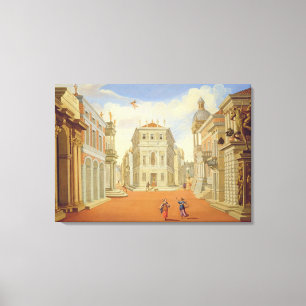 Toile Acte II, scènes I et VIII