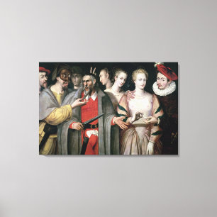 Toile Acteurs du Commedia dell'Arte