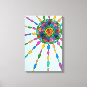 Toile Activation Joy Healing Mandala Canvas Art Imprimer