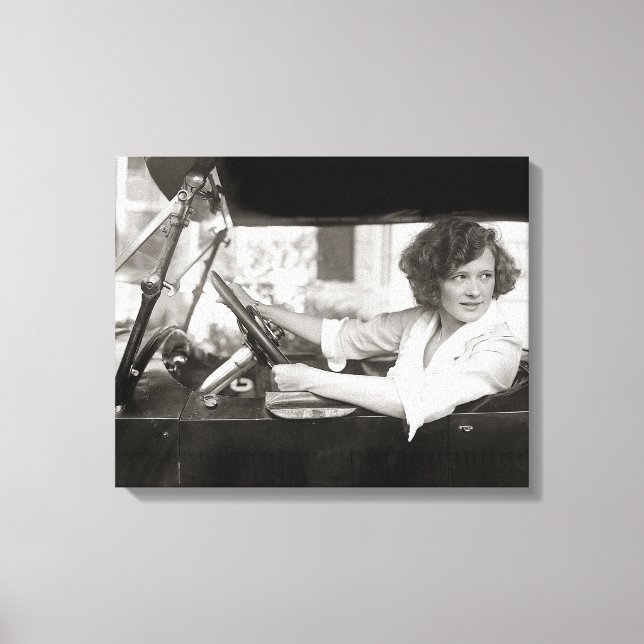 Toile Actrice au volant, 1921 (Recto)