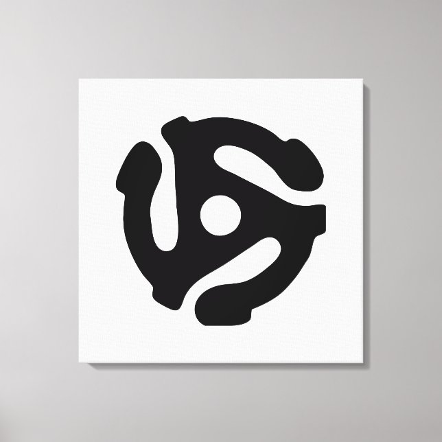 Toile Adaptateur vinyle de 7 pouces 45 tr/min insérez l' (Recto)