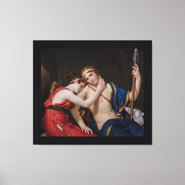 Toile Adieu de Telemachus et Eucharis (Recto)