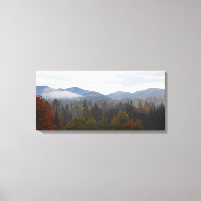 Toile Adirondacks High Peaks Mountains Automne (Recto)