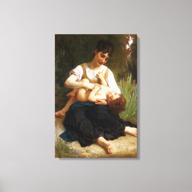 Toile Adolphus Child And Ado par William Bouguereau (Recto)